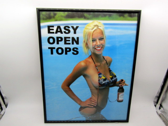 Budweiser Easy Open Tops Framed Poster – Country Boy Classics